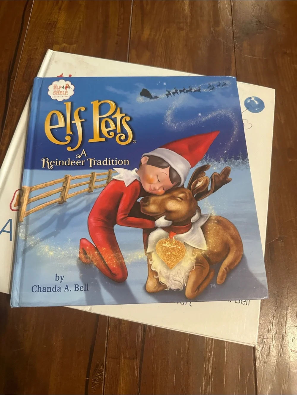 Elf on the Shelf Elf Pets Hardcover Book Lot 4 Reindeer Arctic Fox Birthday